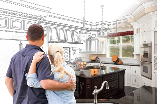 Professional Kitchen Island Installation technician working in Cleveland, OH